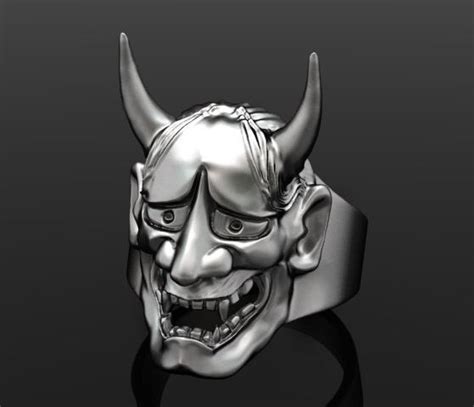 Oni Mask Hannya 3D Model 3D Printable CGTrader