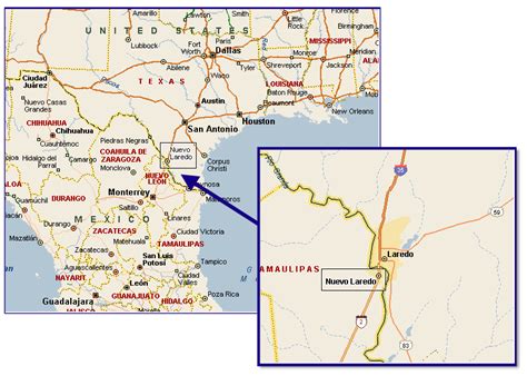 Map Of Laredo Texas Travelsmapscom