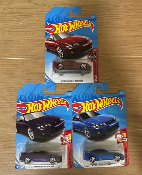 Hot Wheels Nissan Skyline Gt R Gtr Bcnr Set Hobbies Toys Toys Games On Carousell