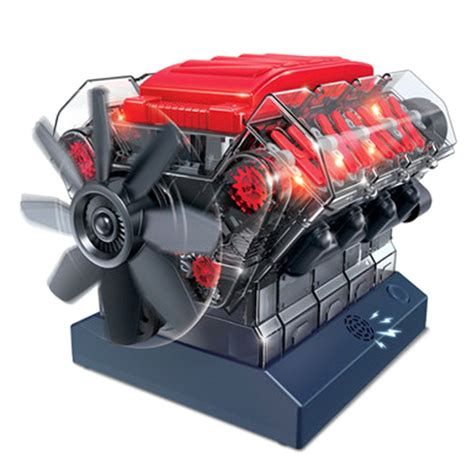 V8 Engine Model Kit Metal