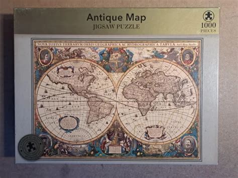 Antique World Map 1000 Piece Jigsaw Guaranteed Complete £600