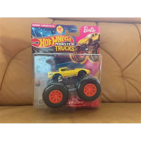 店小二 現貨 正版 hot wheels 風火輪 大腳車 Barbie monster trucks 怪獸卡車 聯名款 蝦皮購物