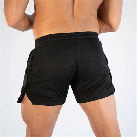 Gay Gym Shorts Breathable Mesh Fitness Shorts