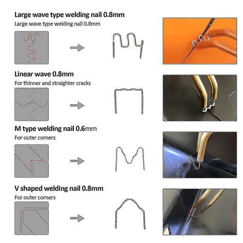 Hot Stapler Staples For Plastic Welder Repair Hot Welding Mm Fruugo Uk