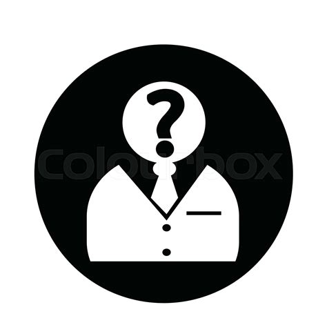 Who Icon Stock Vector Colourbox