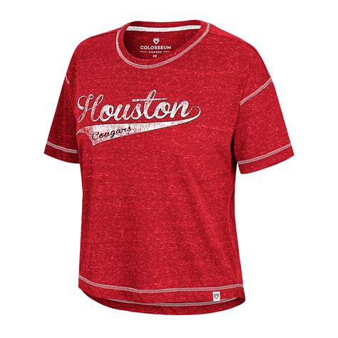 Colosseum Athletics Womens University Of Houston How To Crop T Shirt