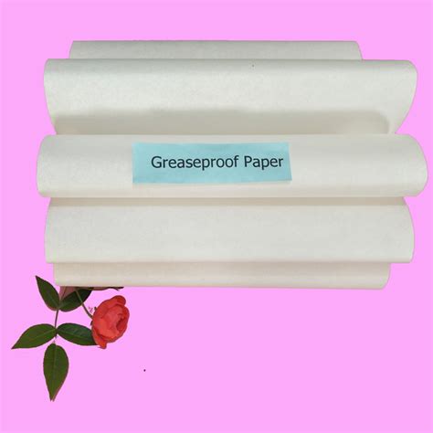 High Quality Food Grade Greaseproof Paper Raw Material Burger Wrapping