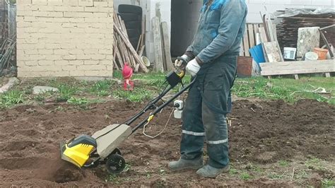 электро культиватор champion ec1500 - YouTube