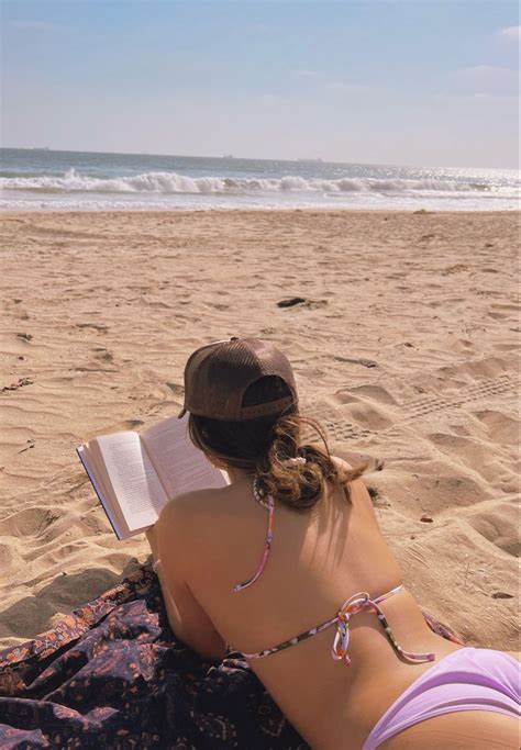 Beach Reading Pose In Beach Reading Beach Instagram Pictures