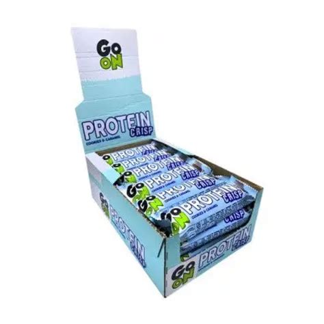 Протеїнові батончики, Protein Crisp Bar - 24x45g Coconut Cookie GoOn ...