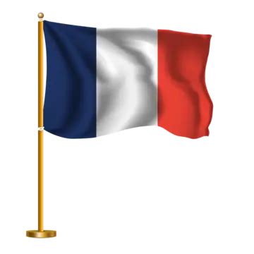 France Flag With Transparent Background Vector, France, France Flag ...