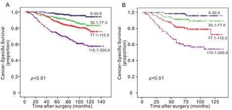 Survival Curves Of Breast Cancer Patients In A Training Cohort And