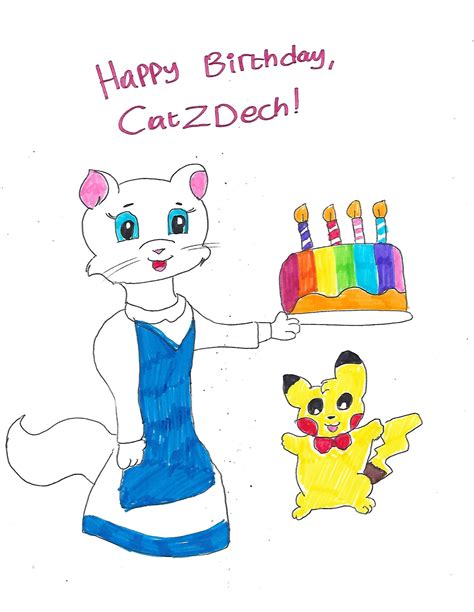 Birthday Catzdech By Amazingtrixie On Deviantart