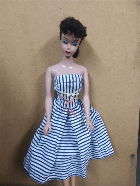 Vintage Mattel Ponytail Barbie Brunette Doll Vtg Original Japan Antique Price Guide