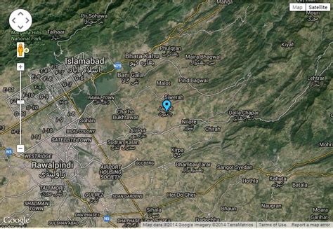 Jagiot Islamabad: Jagiot Geographical Map