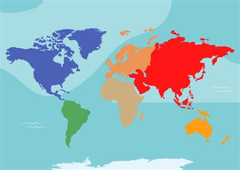 continents  oceans genially