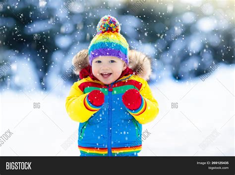 Kids Playing In Snow