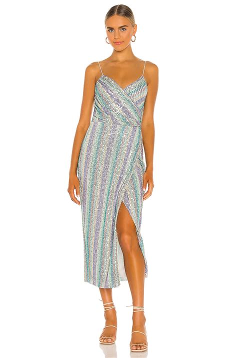 Saylor Pip Midi Dress In Multi Revolve