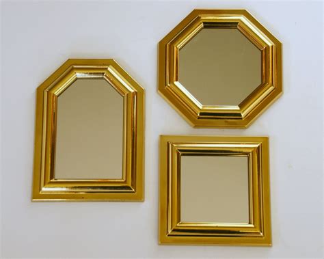 Showing Photos Of Small Gold Wall Mirrors View 3 Of 20 Photos