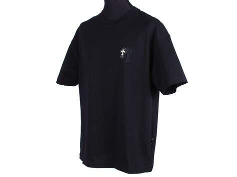 Черная футболка Chrome Hearts с крестами 1531 купить в Москве