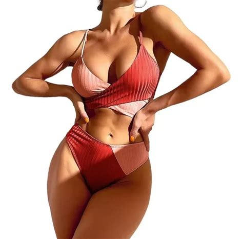 Trajes De Baño Para Dama Dos Piezas Bañadores Para Mujer Sex Meses sin intereses