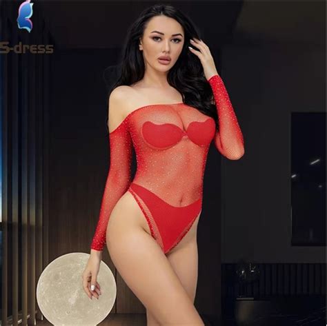 Xnxx Rhinestone Body Stockings One Piece Mature Body Stocking For Women Large Sexy Lingerie
