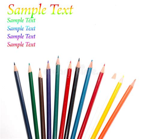 Colored Pencils Stock Photo Image Of Descriptive Green 12117736