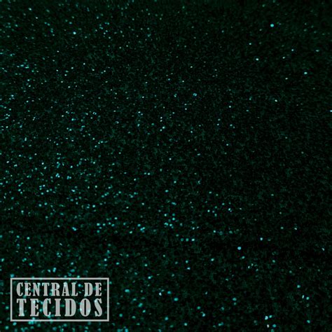 CENTRAL DE TECIDOS Tule Super Glitter Verde Escuro