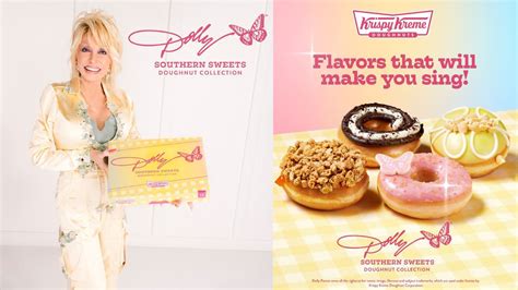 Dolly Parton Collabs With Krispy Kreme Unveils New Doughnut Collection