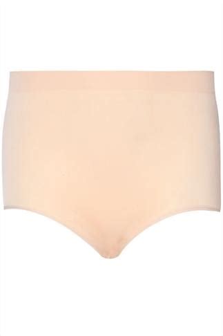 Nude Seamless Light Control High Waisted Full Briefs Yours Clothing