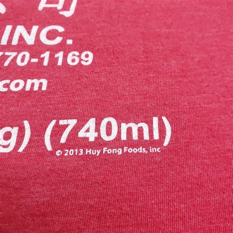 Men S 2XL Sriracha Hot Chili Sauce Red T Shirt Ripple Gem