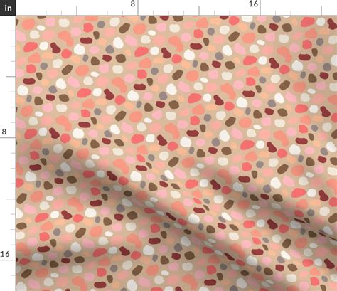 Pebbles On Nude LG Fabric Spoonflower