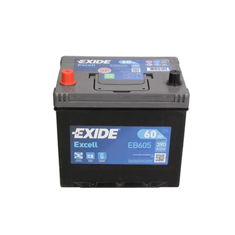 Аккумулятор Exide Excell EB605 (60 A/h), 390A L+ JIS купить в Минске ...