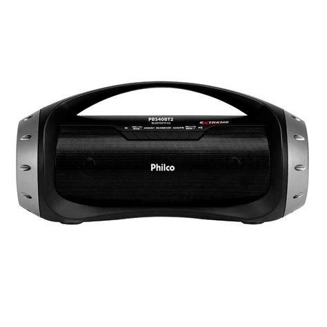 Caixa De Som Com Radio Fm E Bluetooth - Caixa de Som Speaker Philco PBS40BT2 40W Bluetooth Radio Fm - Carrefour