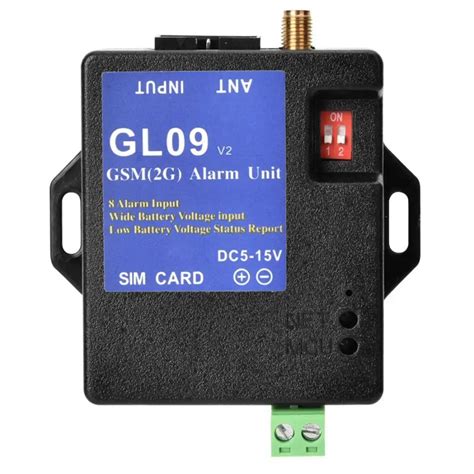 Gsm Alarm GL09 8 Channel Battery Operated App Control GSM Alarm Systems