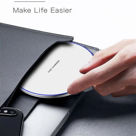 15 Вт Qi Беспроводное зарядное устройство для iPhone X Xs MAX XR 8 plus ...