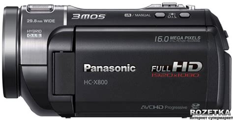 Видеокамера Panasonic HC-X800 (HC-X800EE-K) – фото, отзывы ...