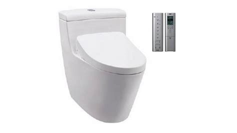 Toto Elongated One Piece Toilet Concealed With Washlet And Remote