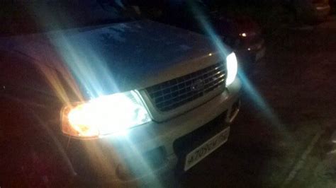 Пример установки светодиодных ламп CL6 HB4 на форд эксплорер 2004 года ...