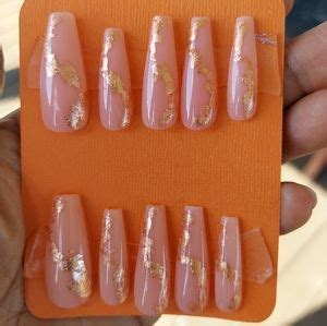 Hand Crafted Makeup Nude Rose Gold Press On Nails Poshmark