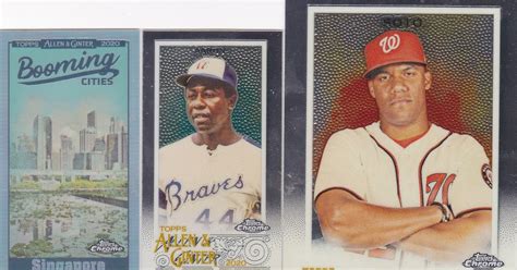 2020 Topps Allen And Ginter Chrome Baseball Box Break And Review