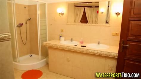 Blonde Gets Pissed On