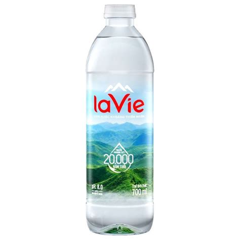 thung  chai nuoc khoang lavie prestige ml lavie water
