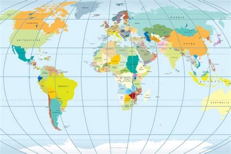 political map print  wallpaper