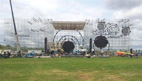 Tomorrowland 2015: Main Stage Build tomorrowland