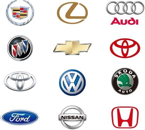 automobile logos vector vectors images graphic art designs