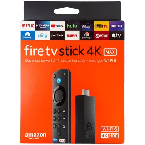 Amazon Fire Tv Stick 4k Max Streaming Device With Alexa Voice Remote