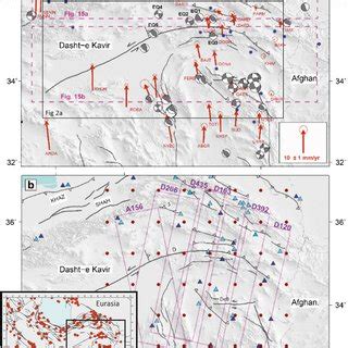 A Shadedrelief SRTM Topographic Map Of The Region Around The Doruneh