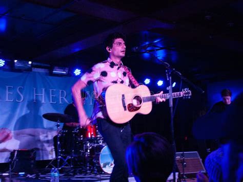 James Hersey In Concert At Mercury Lounge In New York Editorial Stock