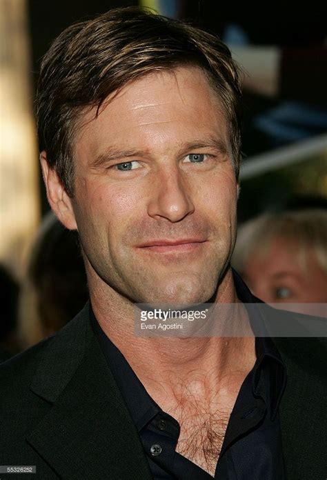 Actor Aaron Eckhart attends the 'Thank You For Smoking' premiere at ...